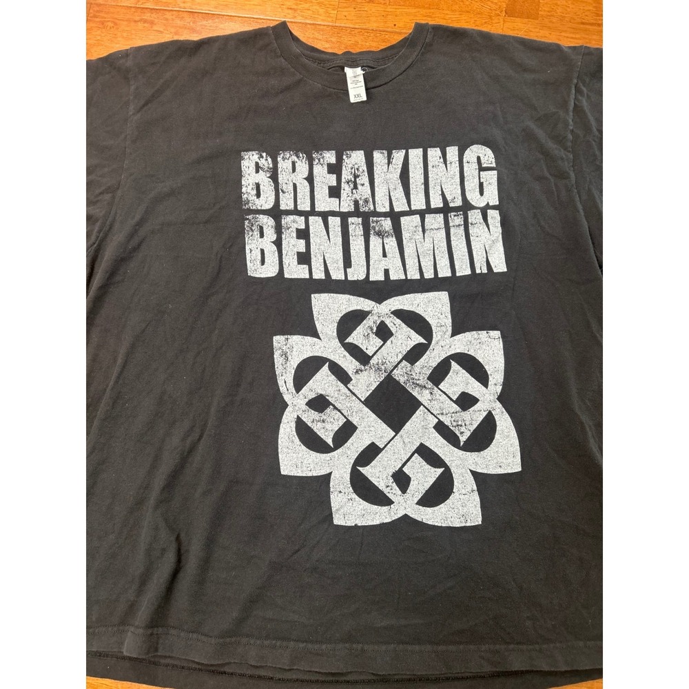 Breaking Benjamin T Shirt Mens XXL Black 2024 Tour Concert Graphic Tee Alstyle